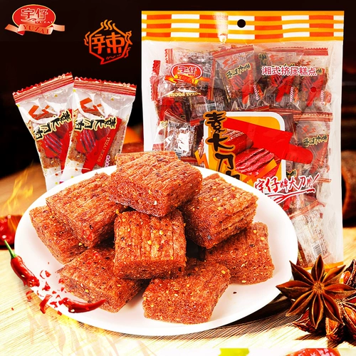 宇仔 Da Dao Острые полоски из свинины 258 г Ностальгические острые закуски из детства Особые острые закуски Хунань [Полная скидка]