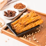 傻小子 Рулет из сладкой фасоли, 250 г, сушеный тофу с кожей, барбекю, острые, пряные чипсы, повседневные закуски, острые закуски
