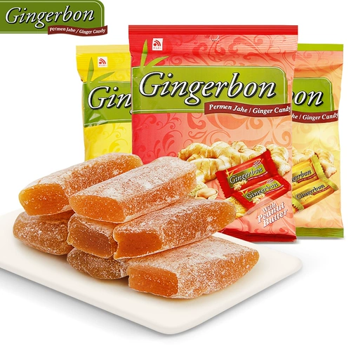 [Бесплатная доставка при покупке на сумму более 45 юаней в магазине] Zingeban Ginger Candy 125 г, импортированные из Индонезии имбирные конфеты, повседневные закуски и закуски