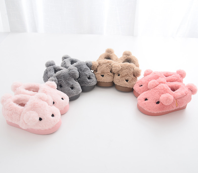 Pantoufles enfants en suède - Ref 1005127 Image 8