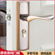 精品304不锈钢锁卧室门锁室内家用房门单舌静音锁房间门锁面板锁
