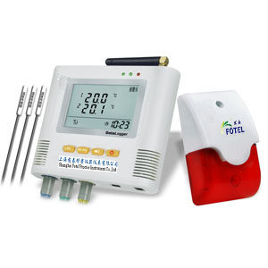 L93-33 3-way temperature recorder (sound and light alarm short message alarm power cut electrifying alarm)