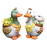 Мультяшный дорожный цветочный горшок, креативная вилла для детского сада, утка