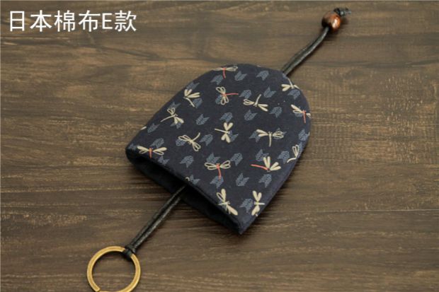 Handmade Handmade Vải tùy chỉnh Dây rút Kéo Túi sáng tạo Túi xe Điều khiển từ xa Cover Lady túi đựng chìa khóa xe máy