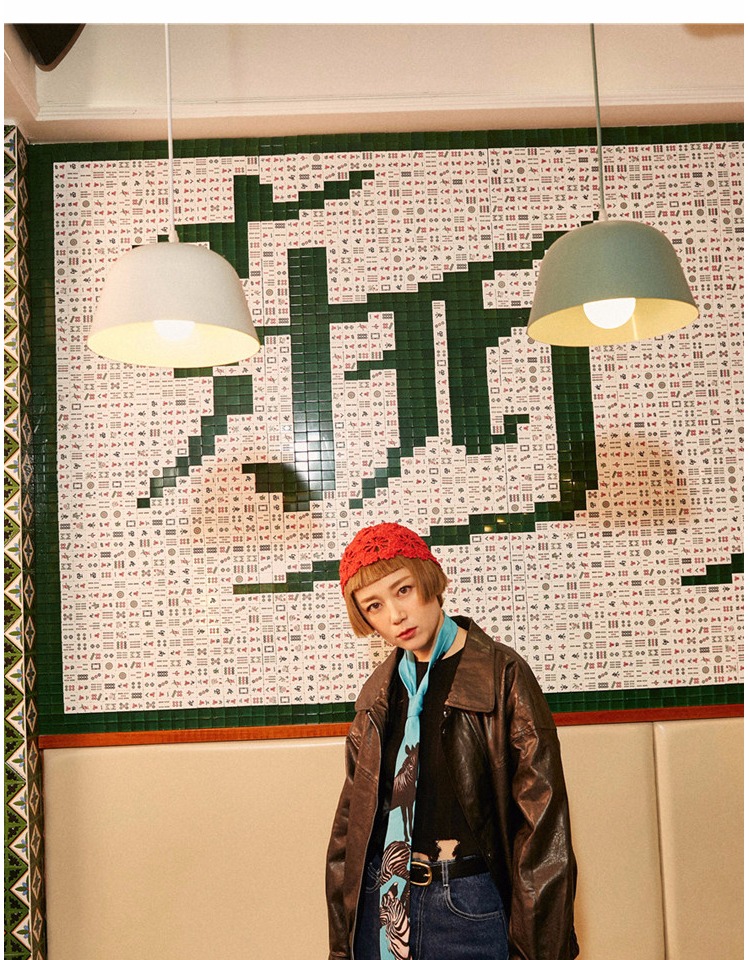 Yang Erda Dream Original Homemade 2018 Sản phẩm mới Made in China Retro Locomactor Lapel Leather Jacket Jacket áo da lộn zara