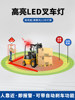 Forklift Warning Boundary Width Safety Area One-Word Red and Blue Linear Limit Laser Reversing Range Spotlight Led