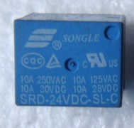Digital accessories Electronic components original disassembly SRD-24VDC-SL-C relay 24V Songle brand