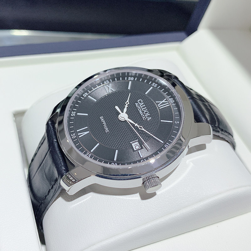 Carrolet Business Men's Watch Simple Leather Belt Waterproof Full Automatic Mechanical Watch Leisure New Trend Men Watch