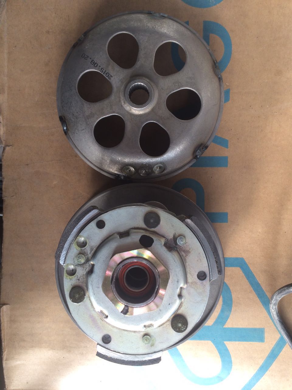 BYQ125T-3E FLY125 fly150 Driven pulley Rear clutch