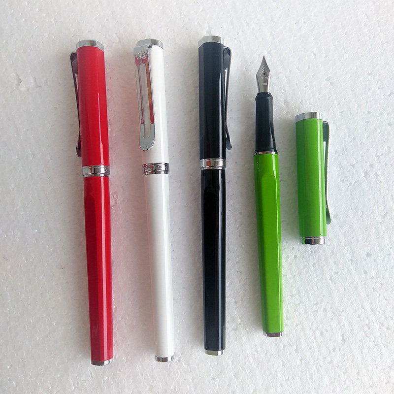 Jinhao 799 pen metal rod practice writing male and female students daily with a fine and sharp straight posture pen clearance