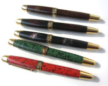 Old pen eternal happiness 2001 National paint Iridium pen thickened copper pen clear tip smooth 90s