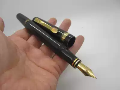 Spiral cap pen Heilongjiang Youlian 2000 Iridium pen Celluloid Pen agate inlay 80 years