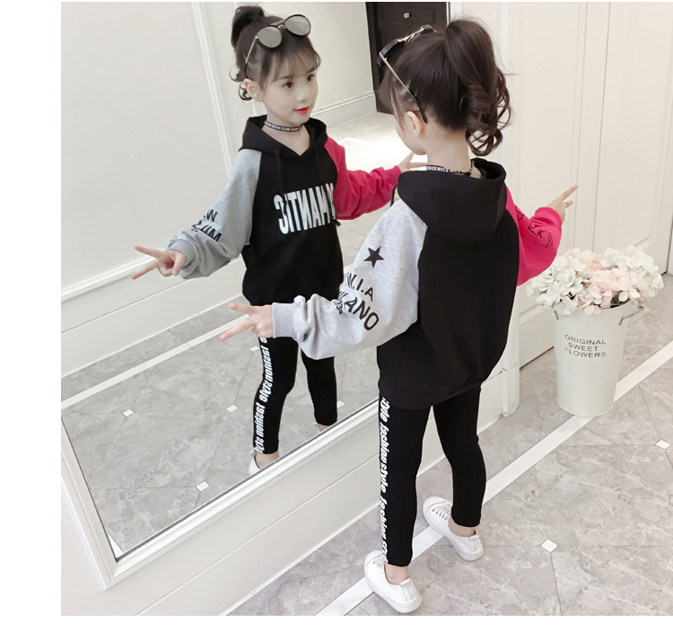 Quần áo bé gái xuân 2019 set đồ mới cho bé phiên bản Hàn Quốc của váy thủy triều cho bé gái lớn thời trang hai mảnh shop đồ trẻ em