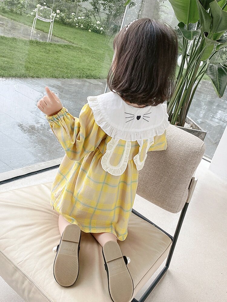 Korean girls dress spring and autumn 2020 new children's fashion princess dress 5-year-old baby autumn dress 1