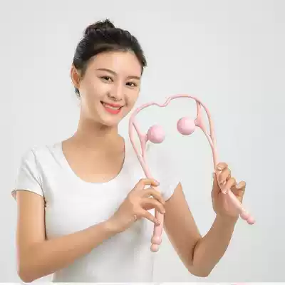 Taiwan cervical spine massager clip neck neck and shoulder kneading roller type Feng Chi acupressure household manual neck protector