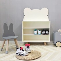 ins custom cloud bear childrens locker baby storage cabinet wooden combination cabinet baby shoe rack bookcase