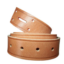 No head mens cowhide automatic buckle belt belt belt without Buckle Head leather perforated belt male headless belt