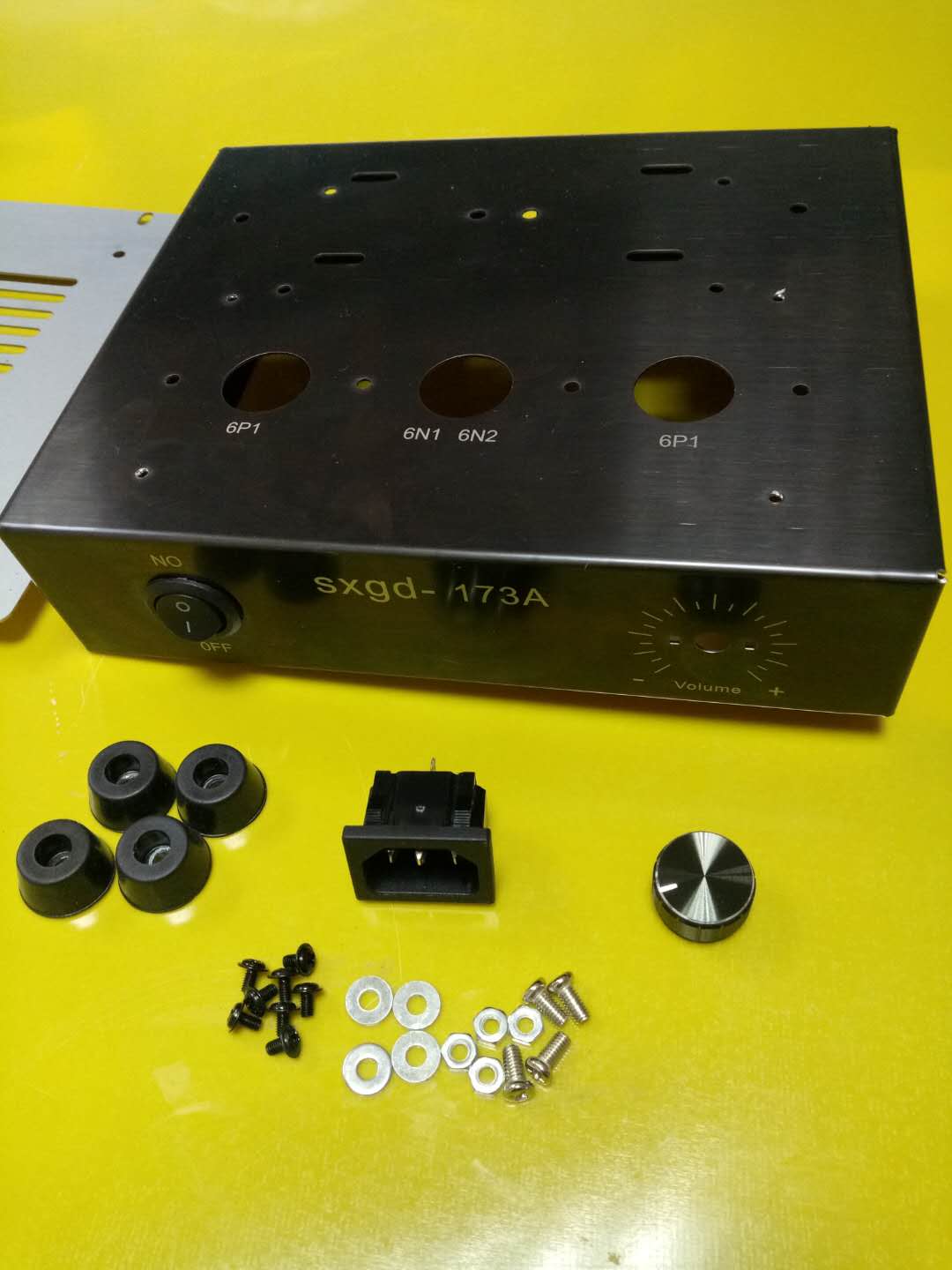 Guts power amplifier case vacuum 6P1 6P1 6N1 6N2 6N2 6N2 expansion recorder stainless steel host shell set for various host shells