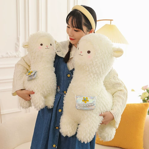 Плюшевая альпака, игрушка, тряпичная кукла, детская подушка для сна, подарок на день рождения