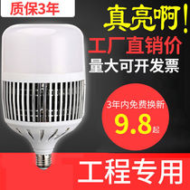 LED bulb LED bulb light High power bulb light E27 screw single lamp 36W80W100W household energy-saving lamp