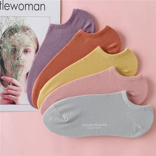 Трендовые летние невидимые носки для школьников, в корейском стиле, впитывают пот и запах