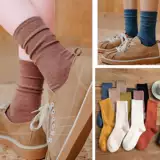 Милые японские кружевные брендовые носки, средней длины