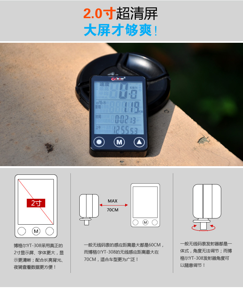 Tableau de bord vélo BOGEER - Ref 2439345 Image 6