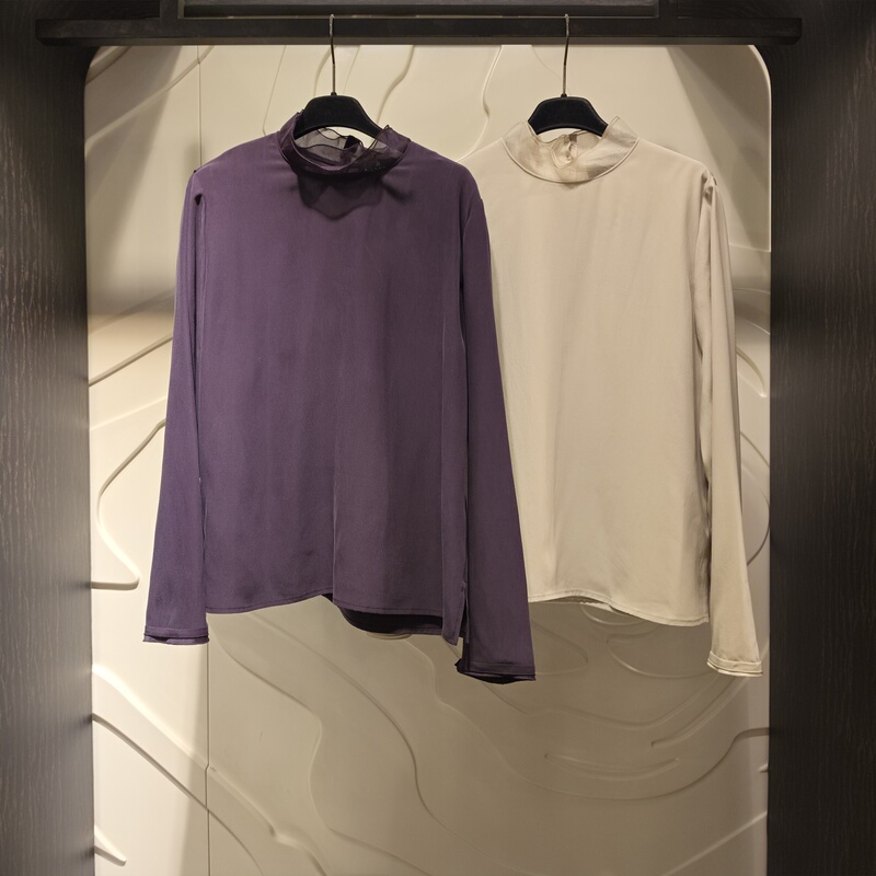 No Returns or Exchanges Available at Meixunjia Korean Department Store: Lanvin 26Th Autumn Long Sleeve T-Shirt for Women Lc2G9-Wto149W 912