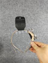 European and American original single-tailed goods ornament head hoop minimalist fashion 100 hitch Liu Haifa card hair hoop student headwear 2 clothes