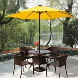 Дорожный зонтик на солнечной энергии, лампа, уличная вилла