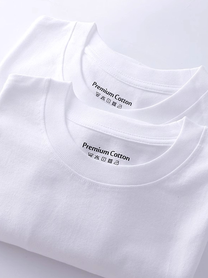 夏季全棉爸爸短袖t恤男士上衣薄款宽松中老年人打底衫纯棉老头衫