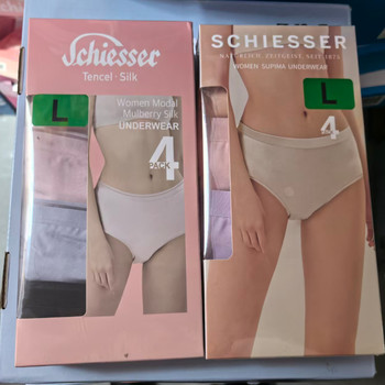 Sam's Purchasing Service Schiesser Women's Knit Underwear 4-Piece Set 80 Count/Red for the Year of Birth