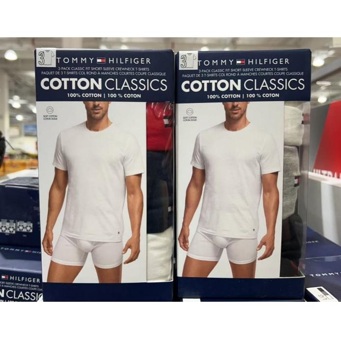 Sam's Club Purchasing Agent for Tommy Men's Round-Neck Summer Base Layer Pure Cotton Breathable Short-Sleeve T-Shirt