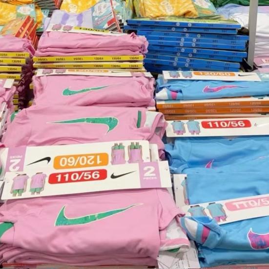 Sam's Purchasing Service for Nike Children's Summer Short-Sleeve Quick-Dry Shorts Set, Sportswear, Casual Wear
