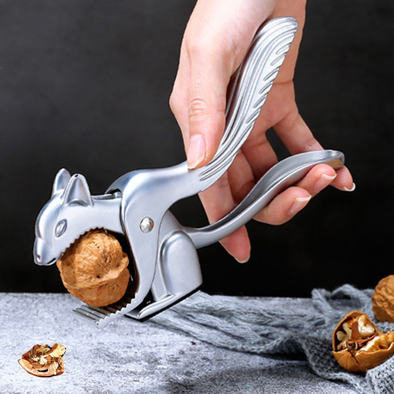 Walnut clip Squirrel shape nut pliers Sheller Multifunctional Zinc Alloy Non-slip kitchen peeling walnut gadget
