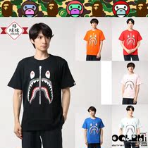 Japan Bape Shark Tee Tide Card Classic Shark Male short sleeve T-shirt 0907