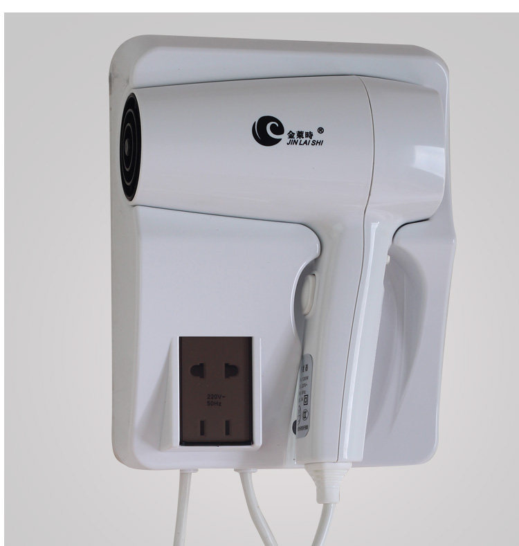 Hair dryer Wall-mounted hotel hotel special high-power bathroom powder room Household wall-mounted hair dryer
