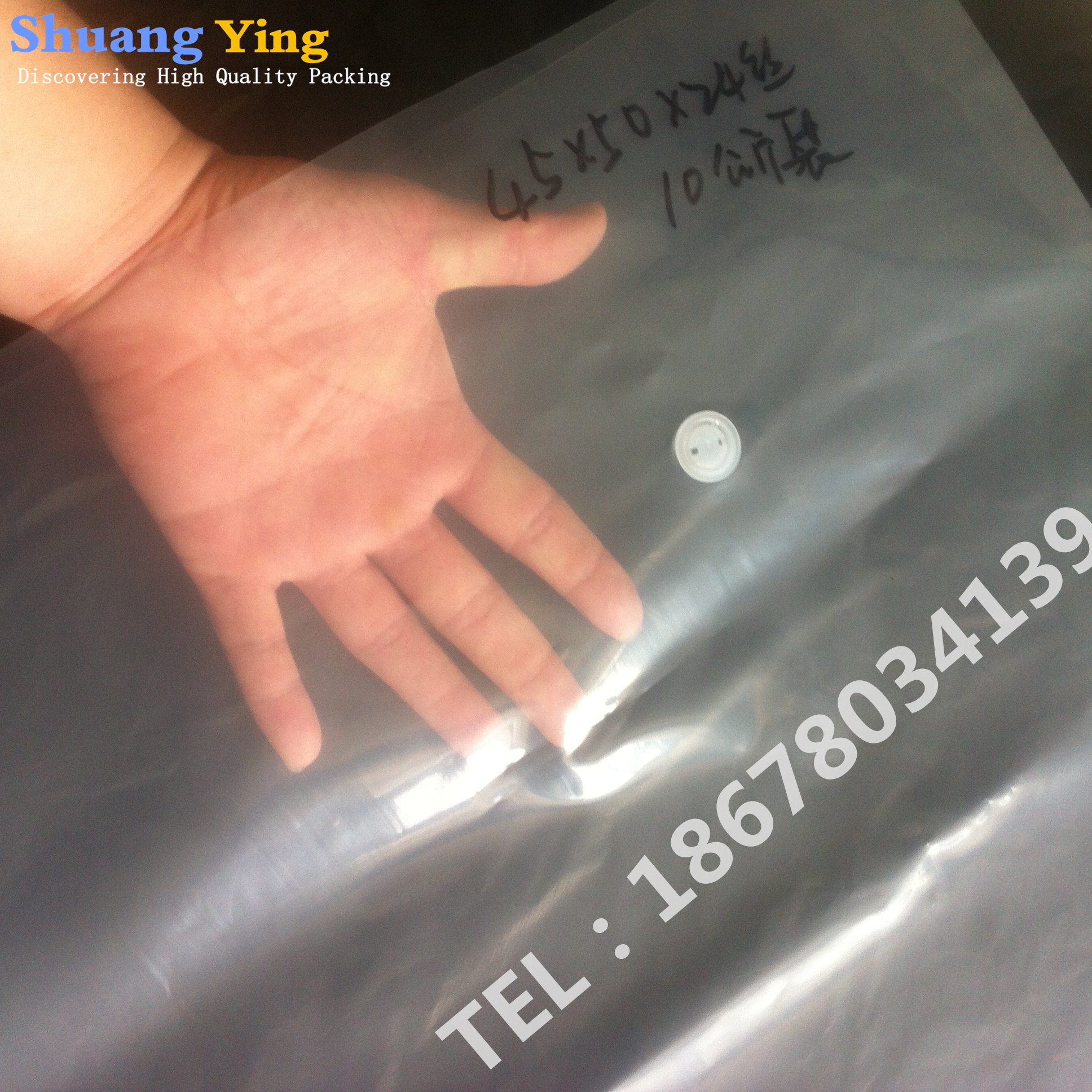 Granular fermentation bag yellow silage bag straw feed fermentation bag 50*84*24 silk one-way exhaust valve