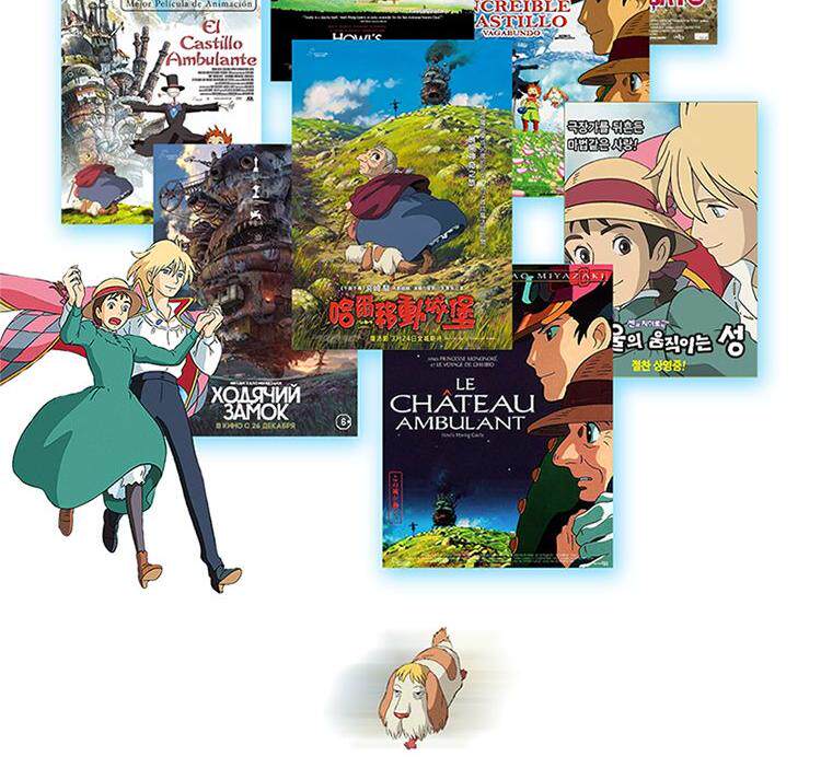 【中国直邮】哈尔的移动城堡 吉卜力官方简体中文版 宫崎骏动画绘本经典作品 里程碑之作 豆瓣9.1分 龙猫千寻波妞天空之城绘本系列 中国图书