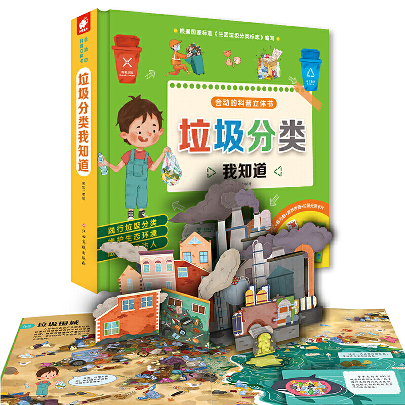 I Know about Garbage Classification. Interactive Science Pop-Up Book (Hazardous Waste, Other Waste, Food Waste, Recyclables, Environment, Environmental Protection) I Know about Garbage Classification. Interactive Science Pop-Up Book (Hazardous Waste, Other Waste, Food Waste, Recyclables, Environment, Environmental Protection)