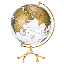 Dangdang.com Bomu 25cm Chinese and English Golden Political Region Transparent Globe Office Supplies Stationery Teaching Aids Creative Gifts Office Study Decoration Genuine Books