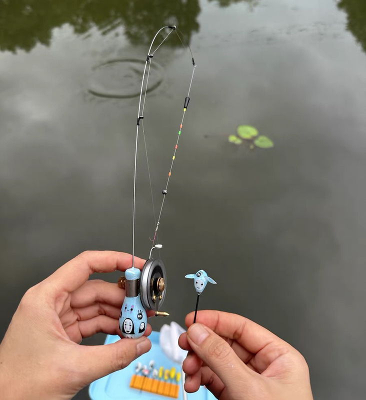 Small Fishing Rod Complete Set with Wheels, Micro Rod for Catching Small Fish, Parent-Child Shrimp Fishing Rod, Leisure Hand Rod for Park Ponds Small Fishing Rod Complete Set with Wheels, Micro Rod for Catching Small Fish, Parent-Child Shrimp Fishing Rod, Leisure Hand Rod for Park Ponds