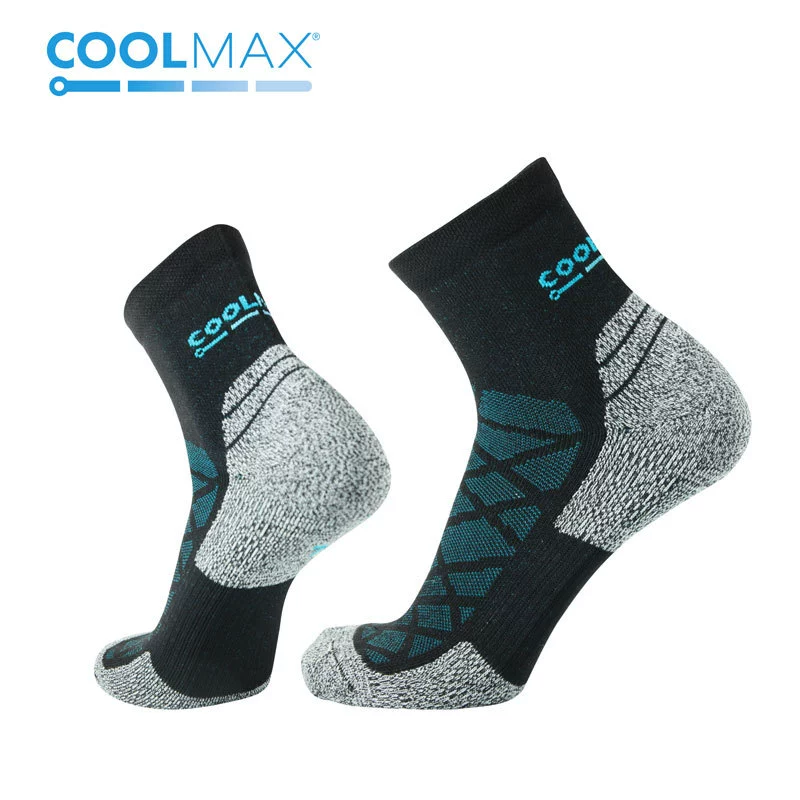 CoolMax Cao cấp chuyên nghiệp Bốn mùa Mỏng thoáng khí thoát mồ hôi Vớ khử mùi Vớ thể thao Ống ngắn Tất phẳng - Vớ thể thao