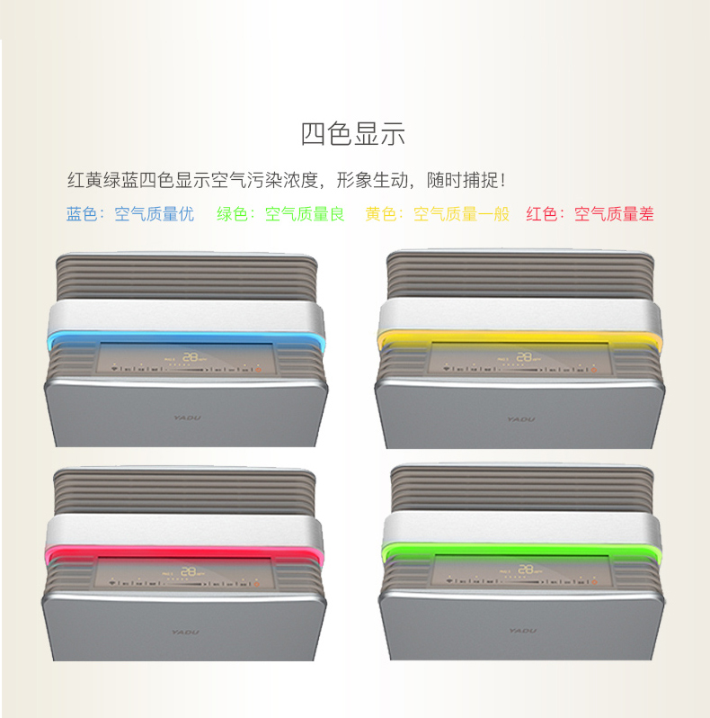 giá máy lọc không khí Máy lọc không khí Yadu KJ650F-P6Plus người đàn ông hai mặt ngoài formald smog PM2.5 mùi nhà máy nguyên bản lọc không khí