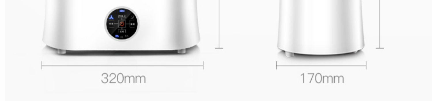 thiết bị tạo ẩm Máy tạo độ ẩm Yadu tinh khiết SZK-J030 thông minh ion âm không có sương mù thời gian mẹ và phòng ngủ trẻ em câm trên mặt nước - Máy giữ ẩm review máy tạo độ ẩm deerma