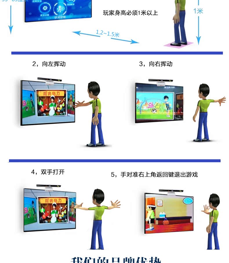 Cassidy X360 cảm giác tương tác giữa cha mẹ và con cái Bộ điều khiển trò chơi truyền hình Bộ điều khiển không dây đôi gia đình - Kiểm soát trò chơi tay cầm ps