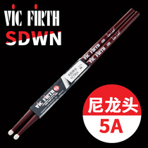 Nylon head drum stick vic firth drum set Jazz drum maroon 5A drum stick non-slip drumstick Signature SDWN