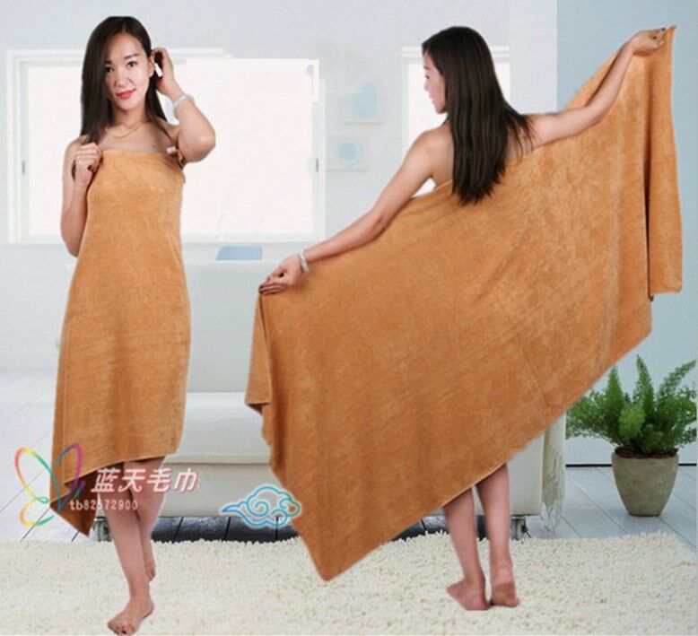 Bath towel Pure cotton adult absorbent soft female beauty salon Massage bed single bed special thickened towel