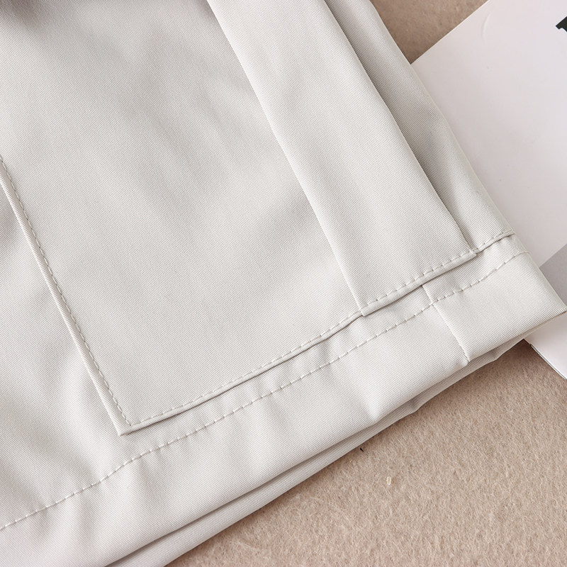 休闲时尚大口袋工装短裤女夏百搭高腰显瘦韩版运动五分裤 X47详情18