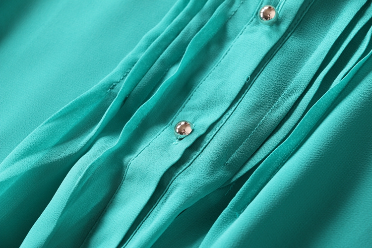 Kết cấu drap loose bìa thịt quan điểm voan áo mùa hè là mỏng Một từ ren cổ áo áo thun nữ A558 kiểu áo sơ mi đẹp